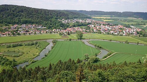 Blick auf Töging