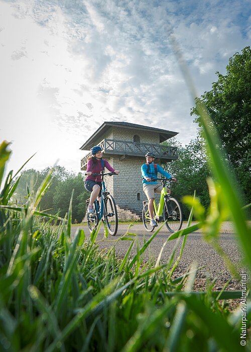 Römerturm Erkertshofen- Radeln-Limesradweg