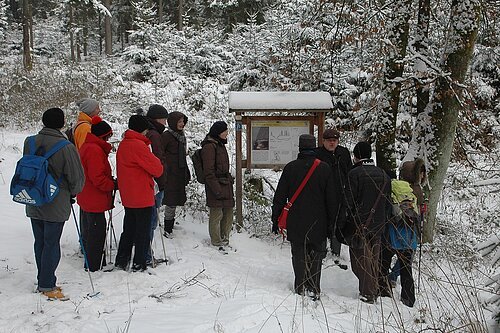 Höhlenkundlicher Wanderweg Winter