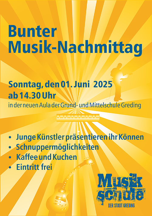 Bunter Musik-Nachmittag Musikschule