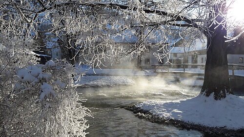 Wasl im Winter in Enkering