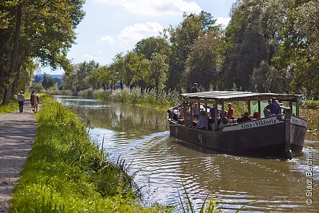 Treideln am König Ludwig Kanal