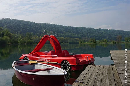 Boote am Kratzmühlsee